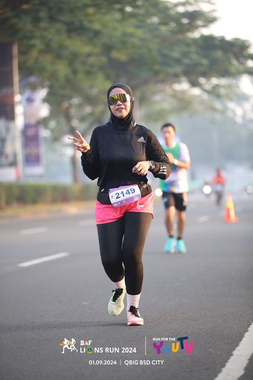 Race photo from BAF LIONS RUN 2024