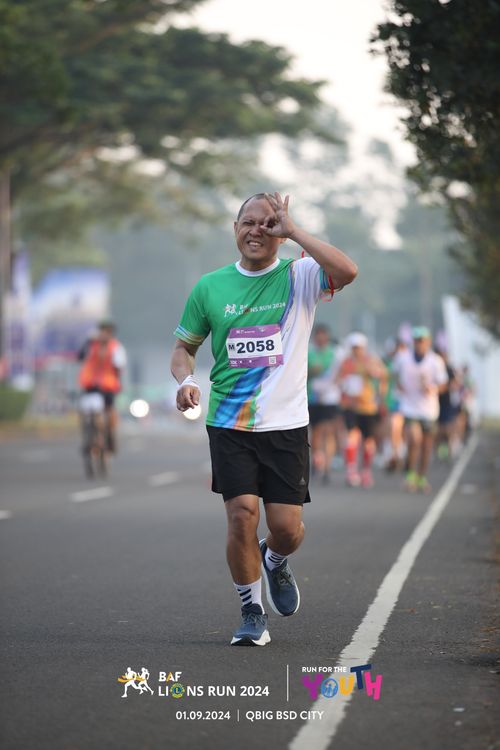 Race photo from BAF LIONS RUN 2024