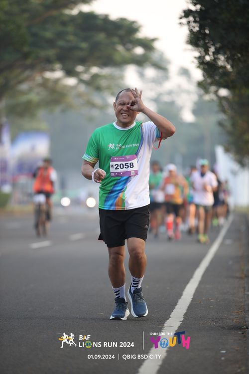 Race photo from BAF LIONS RUN 2024