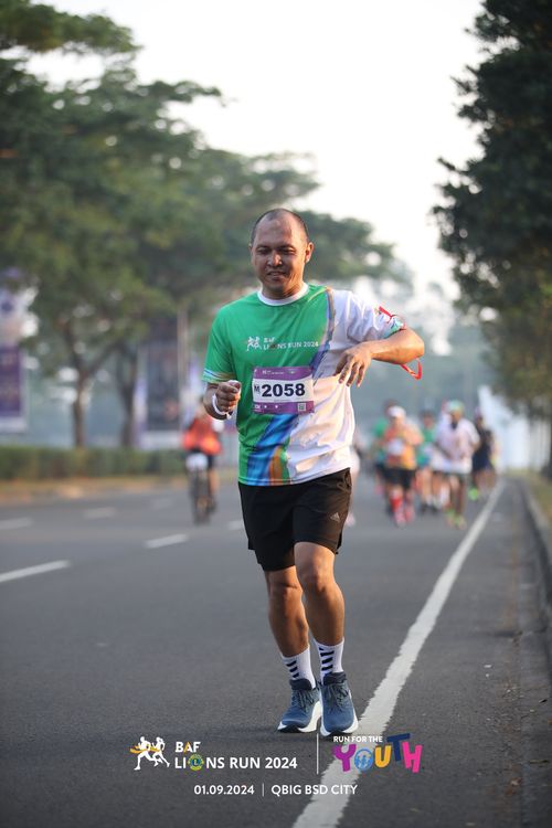 Race photo from BAF LIONS RUN 2024