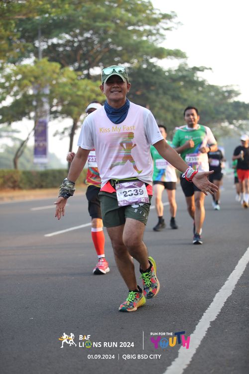 Race photo from BAF LIONS RUN 2024