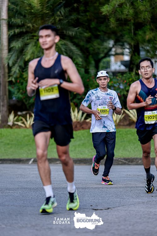 Race photo from Taman Budaya x BOGORUN 2025