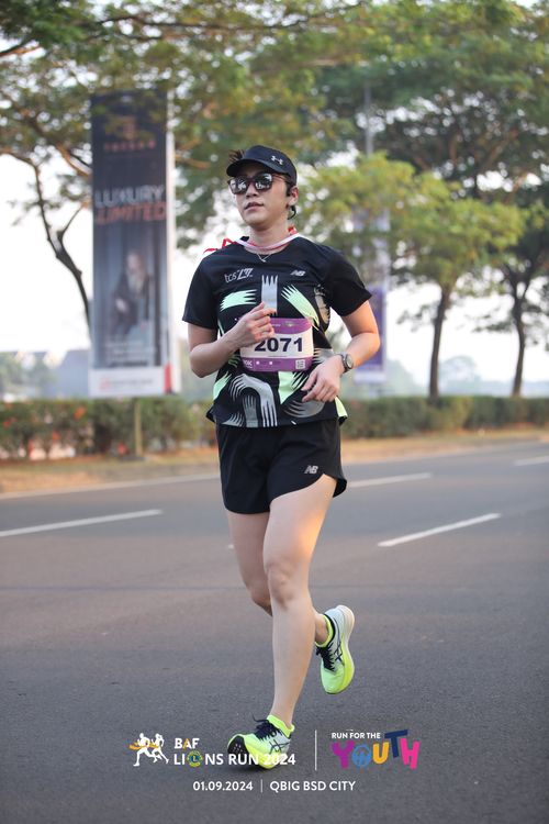 Race photo from BAF LIONS RUN 2024
