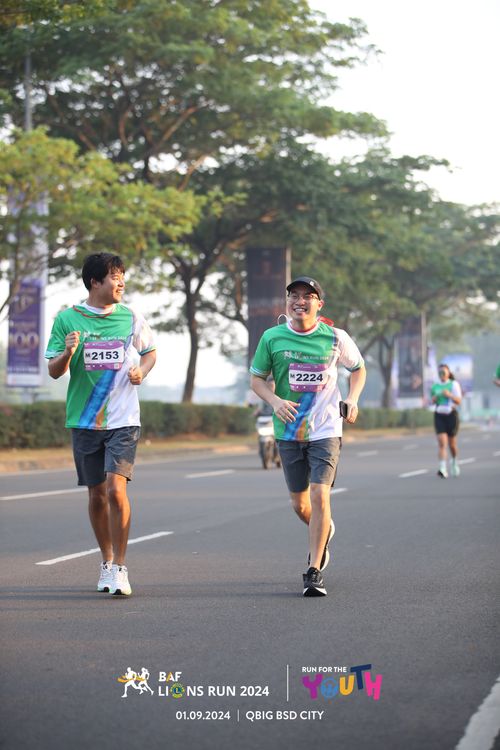 Race photo from BAF LIONS RUN 2024