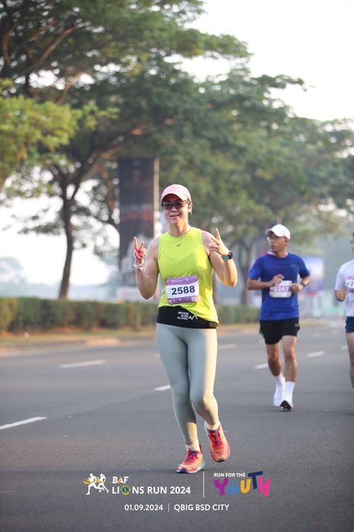 Race photo from BAF LIONS RUN 2024