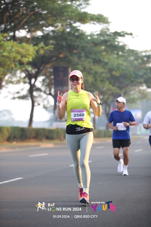 Race photo from BAF LIONS RUN 2024