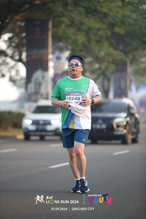 Race photo from BAF LIONS RUN 2024
