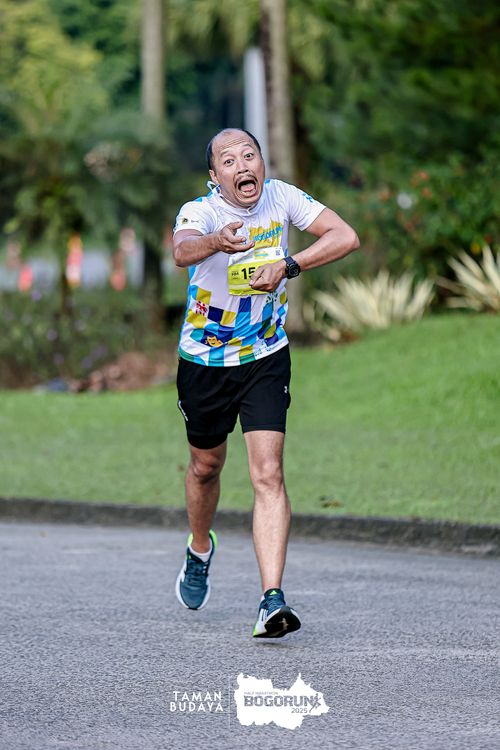 Race photo from Taman Budaya x BOGORUN 2025
