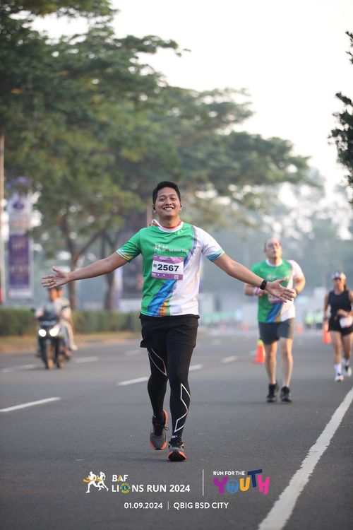 Race photo from BAF LIONS RUN 2024