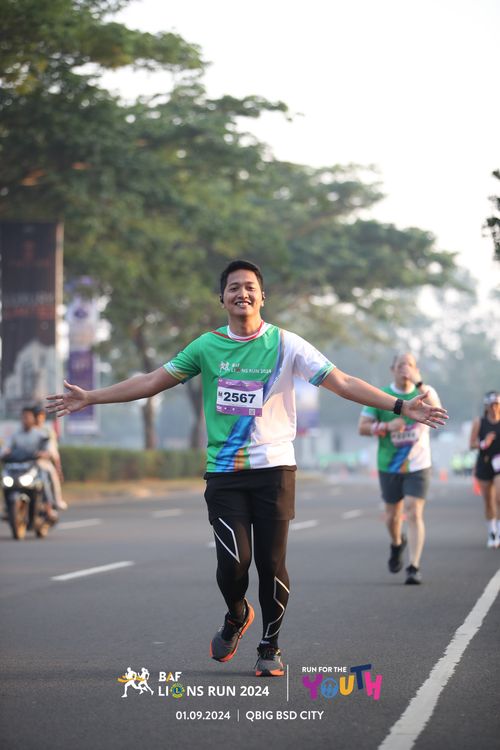 Race photo from BAF LIONS RUN 2024