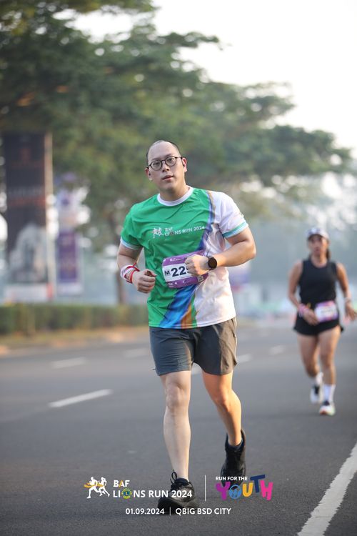 Race photo from BAF LIONS RUN 2024