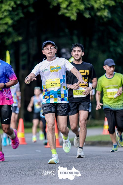 Race photo from Taman Budaya x BOGORUN 2025