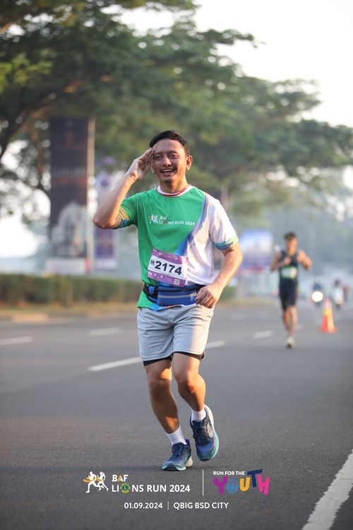 Race photo from BAF LIONS RUN 2024