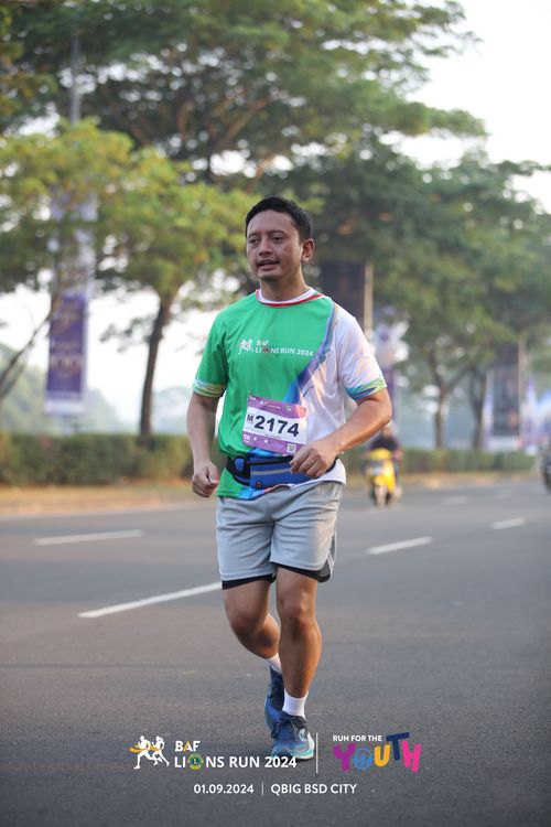Race photo from BAF LIONS RUN 2024