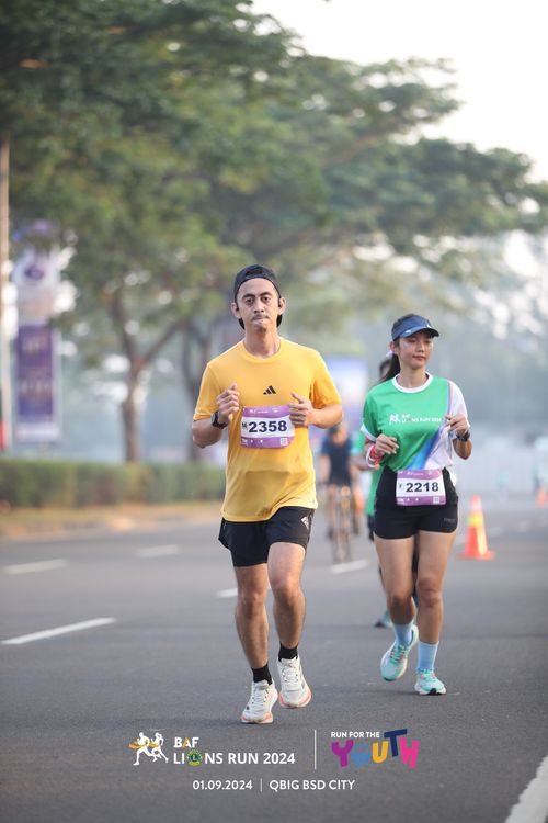 Race photo from BAF LIONS RUN 2024