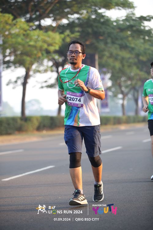 Race photo from BAF LIONS RUN 2024
