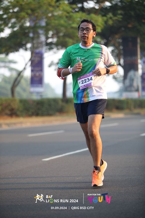 Race photo from BAF LIONS RUN 2024