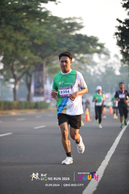 Race photo from BAF LIONS RUN 2024