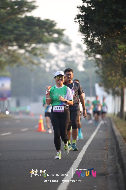 Race photo from BAF LIONS RUN 2024