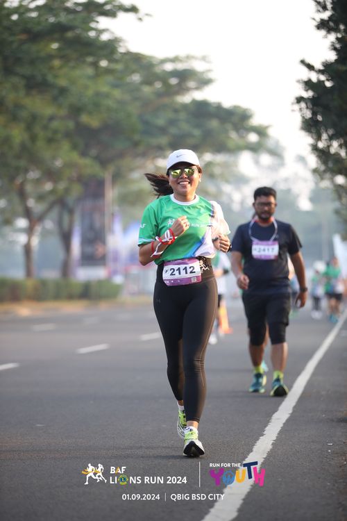 Race photo from BAF LIONS RUN 2024