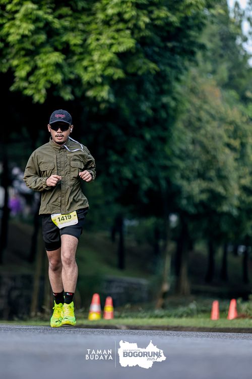 Race photo from Taman Budaya x BOGORUN 2025