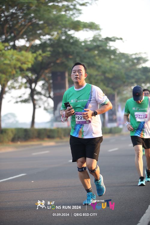 Race photo from BAF LIONS RUN 2024