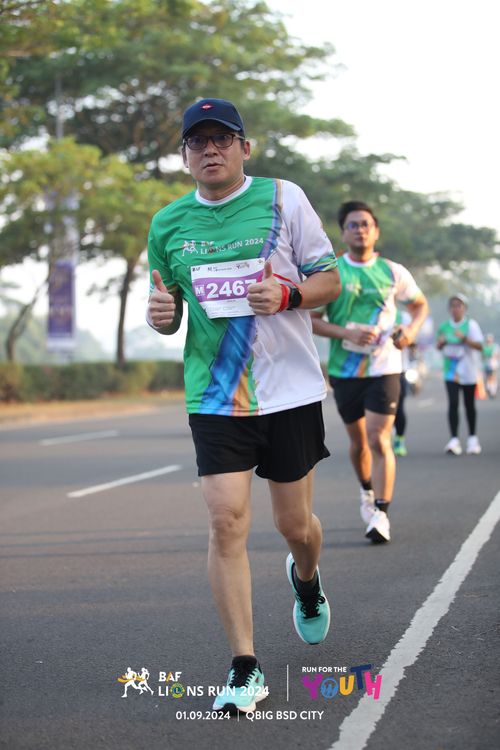 Race photo from BAF LIONS RUN 2024