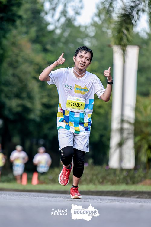 Race photo from Taman Budaya x BOGORUN 2025