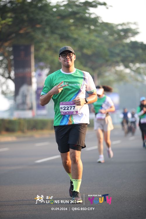 Race photo from BAF LIONS RUN 2024