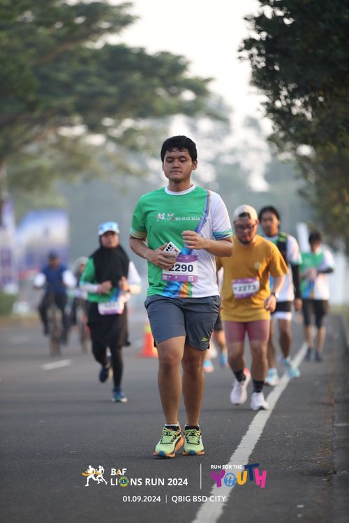 Race photo from BAF LIONS RUN 2024