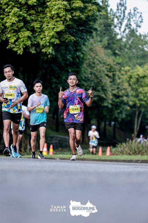 Race photo from Taman Budaya x BOGORUN 2025
