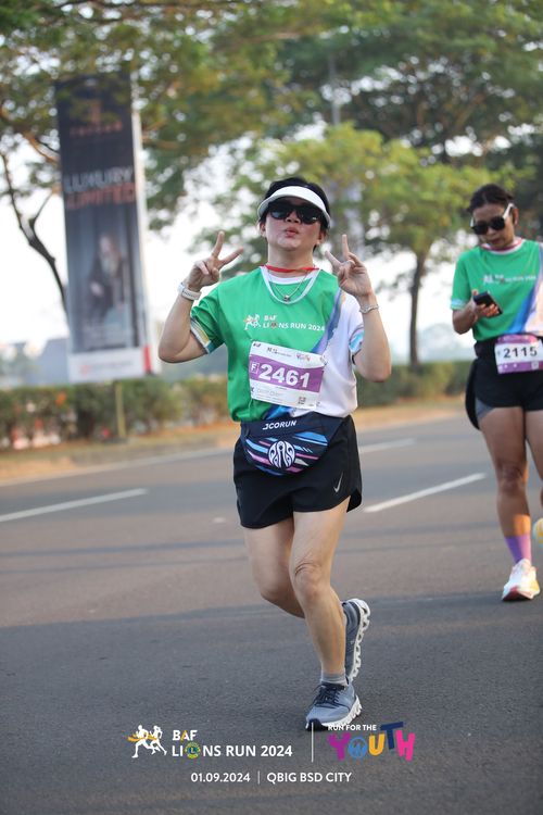 Race photo from BAF LIONS RUN 2024