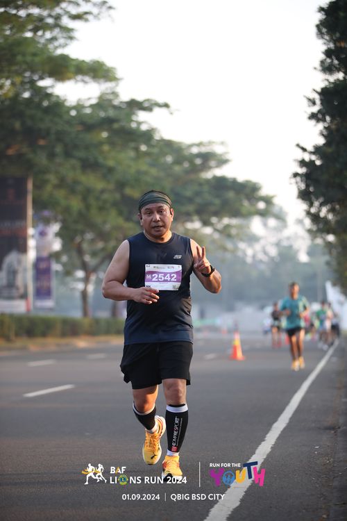 Race photo from BAF LIONS RUN 2024