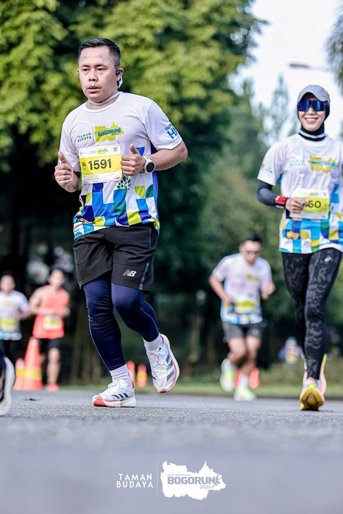Race photo from Taman Budaya x BOGORUN 2025