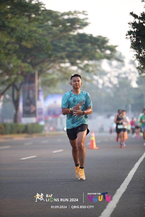 Race photo from BAF LIONS RUN 2024