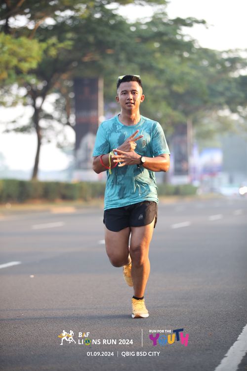 Race photo from BAF LIONS RUN 2024