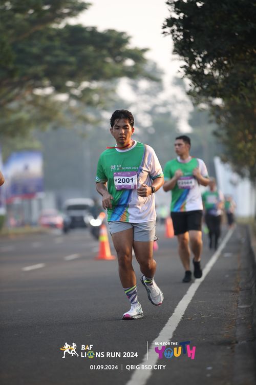 Race photo from BAF LIONS RUN 2024