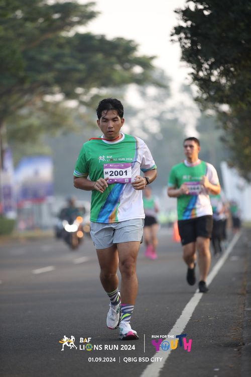 Race photo from BAF LIONS RUN 2024