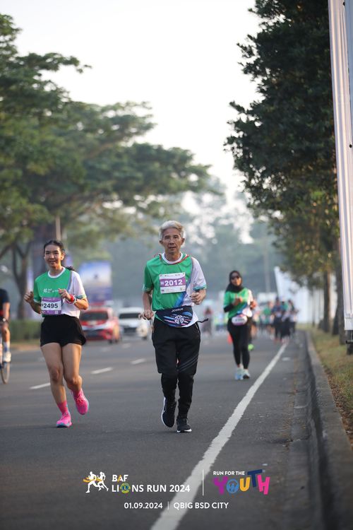 Race photo from BAF LIONS RUN 2024