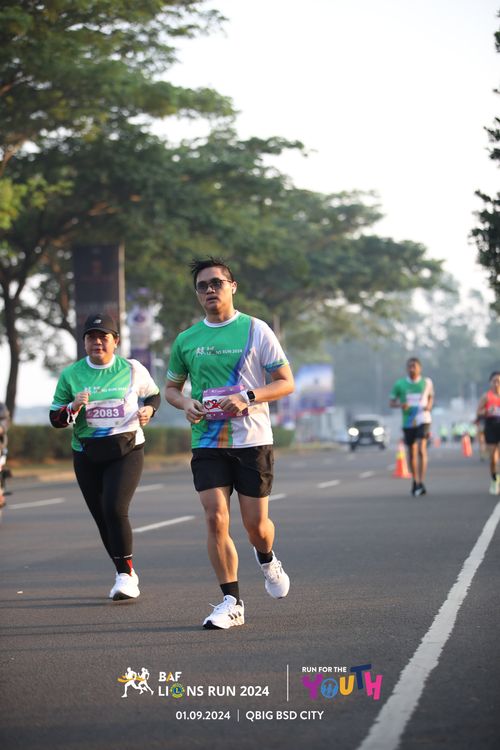 Race photo from BAF LIONS RUN 2024
