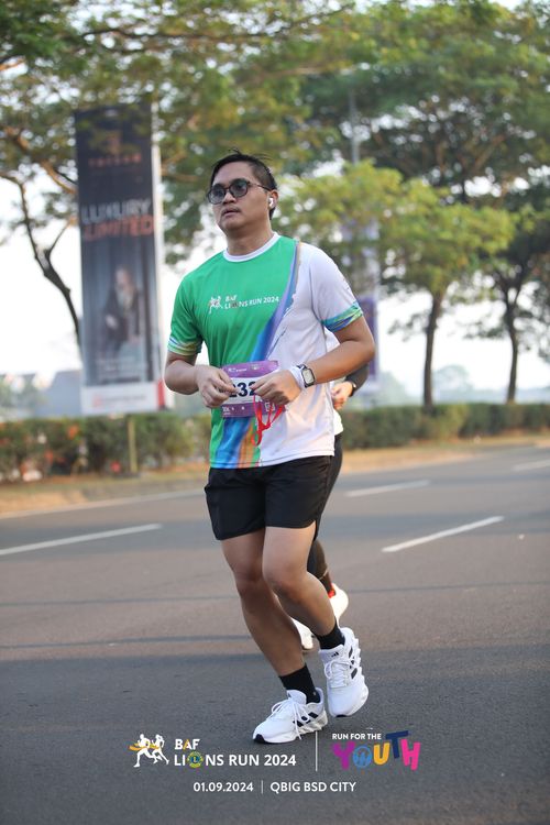 Race photo from BAF LIONS RUN 2024