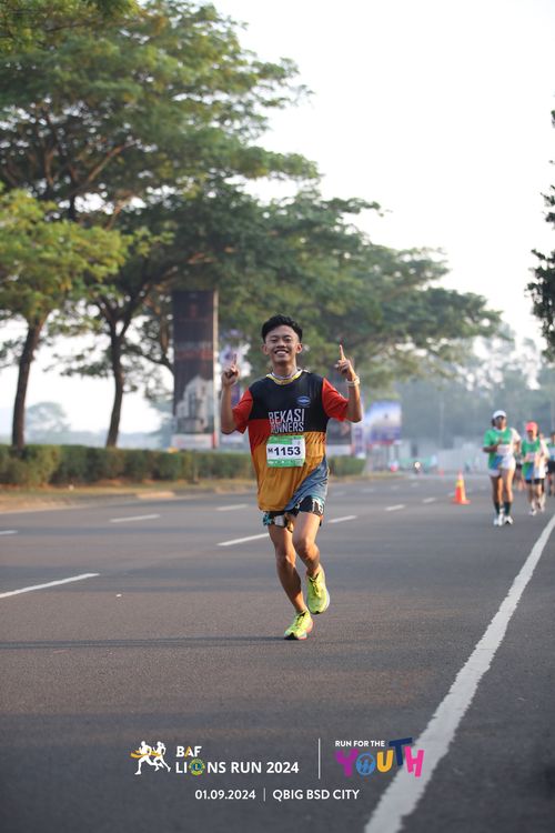 Race photo from BAF LIONS RUN 2024