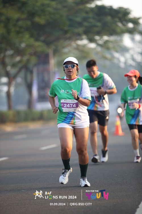Race photo from BAF LIONS RUN 2024