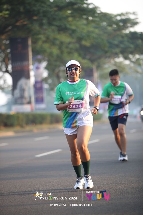 Race photo from BAF LIONS RUN 2024