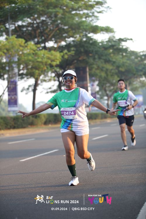 Race photo from BAF LIONS RUN 2024