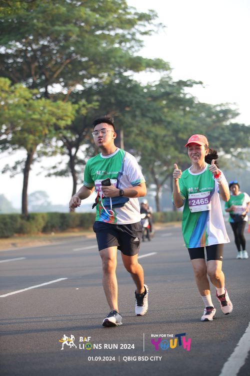 Race photo from BAF LIONS RUN 2024