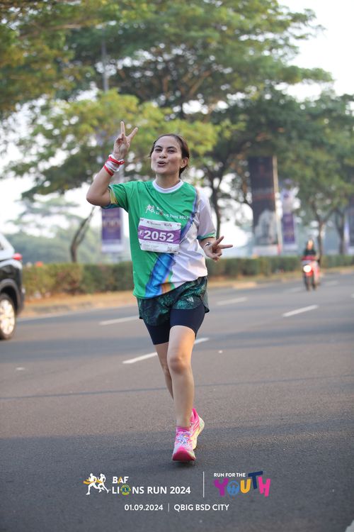 Race photo from BAF LIONS RUN 2024