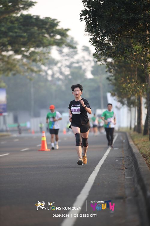 Race photo from BAF LIONS RUN 2024