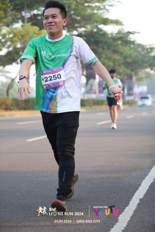 Race photo from BAF LIONS RUN 2024