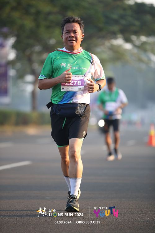 Race photo from BAF LIONS RUN 2024